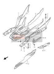 4375014G01, Bracket, Pillion Lh, Suzuki, 0